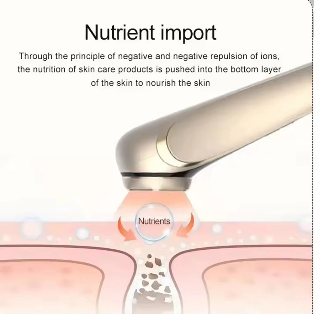 NEW Face Beauty Care Devices Multifunction Photon Skin EMS Massage Red Blue Light Anti Aging Tighten Wrinkle Removal Skin Care